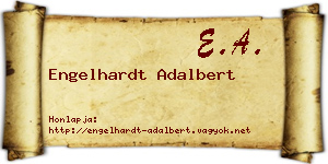 Engelhardt Adalbert névjegykártya